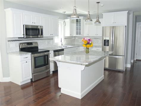 houzz white cabinets with stainless steel appliances|white kitchen with appliances images.